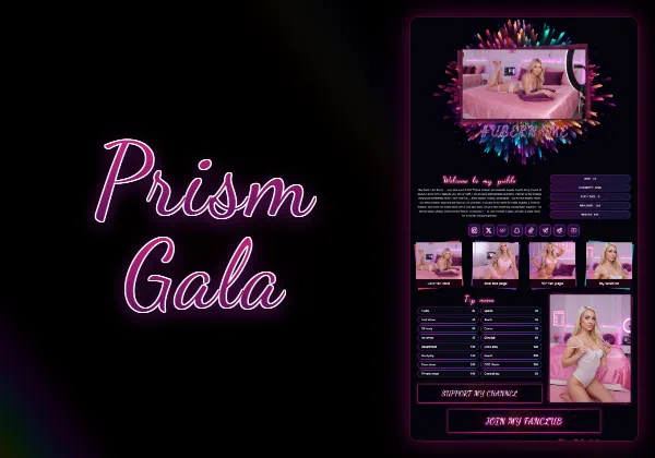 Prism Gala — Pro exclusive Chaturbate theme