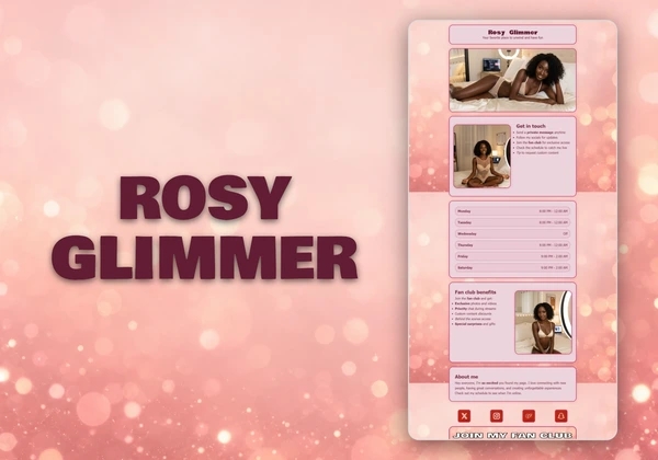 Rosy Glimmer Chaturbate theme