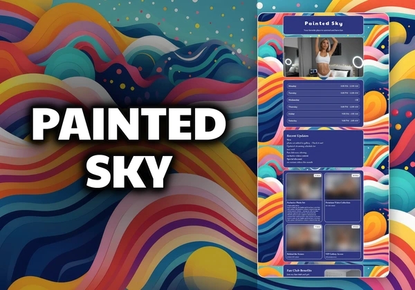 Painted Sky Chaturbate theme