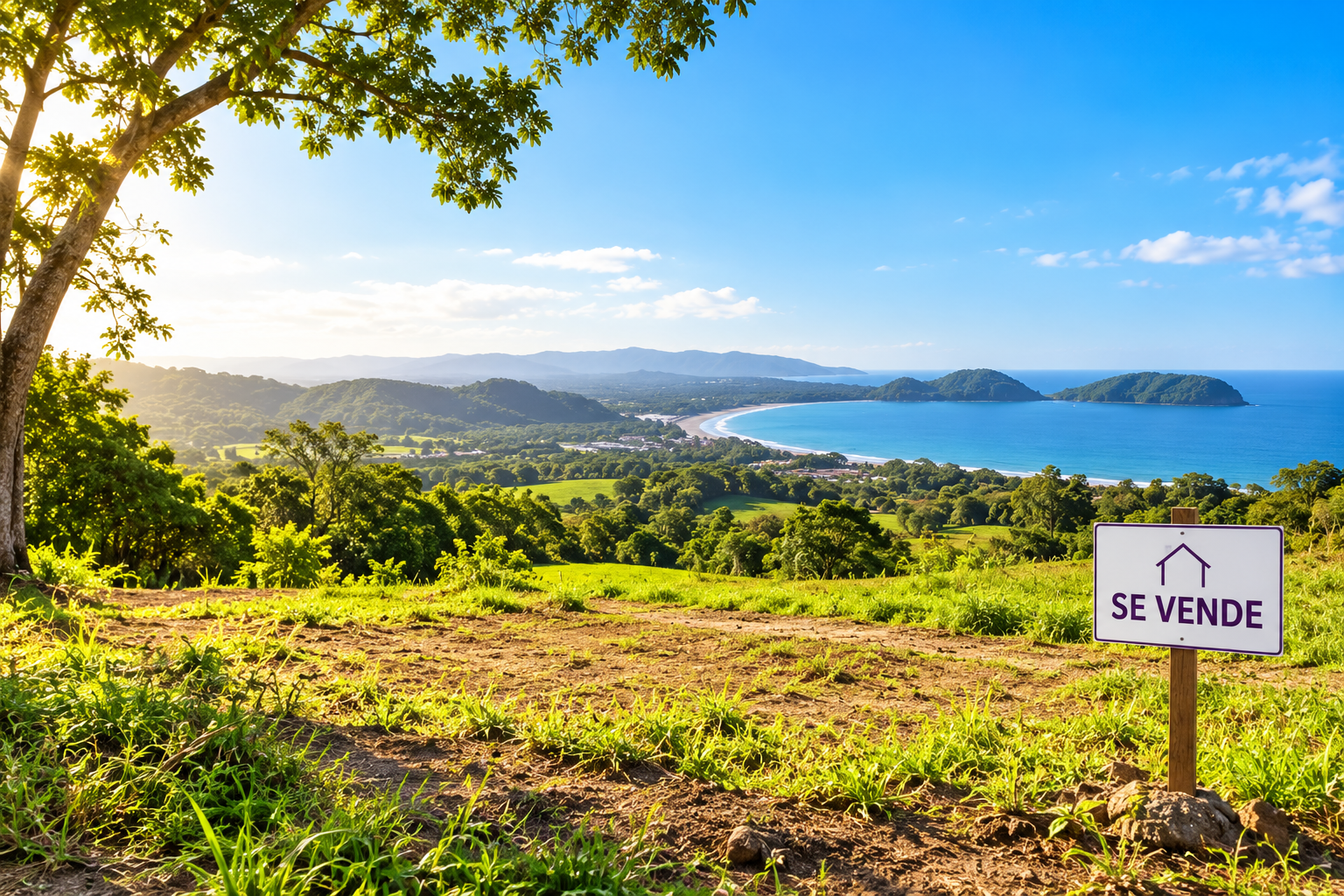 Lotes en venta en Costa Rica para vivienda e inversión, con terrenos en zonas urbanas, rurales y costeras como Guanacaste, Jacó, Grecia y Limón