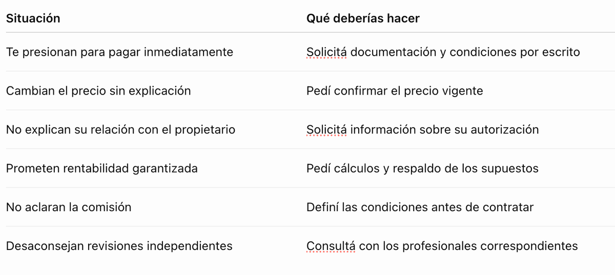 Señales de alerta antes de contratar un asesor inmobiliario
