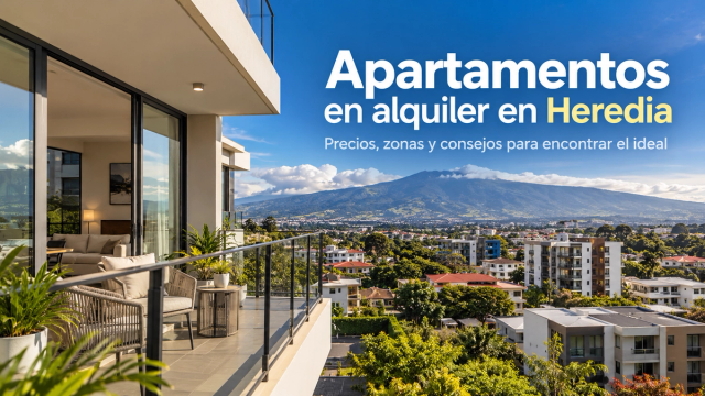 Apartamentos en alquiler en Heredia, Costa Rica, con opciones en condominios modernos y zonas residenciales cerca de servicios y centros de trabajo