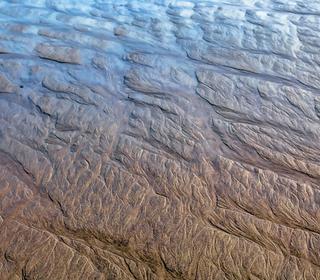 kalme ontmoeting tussen zee en strand (Taylor Fredrickson on Unsplash)
