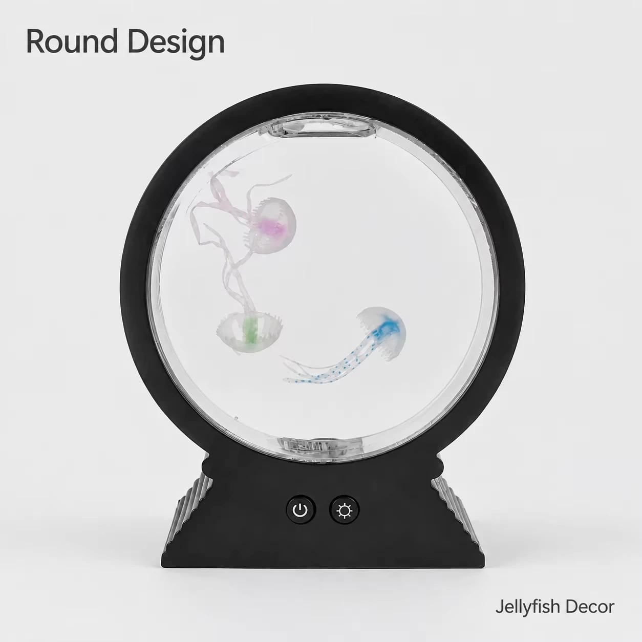 MX-5013M round LED jellyfish mood light product view on a clean background
