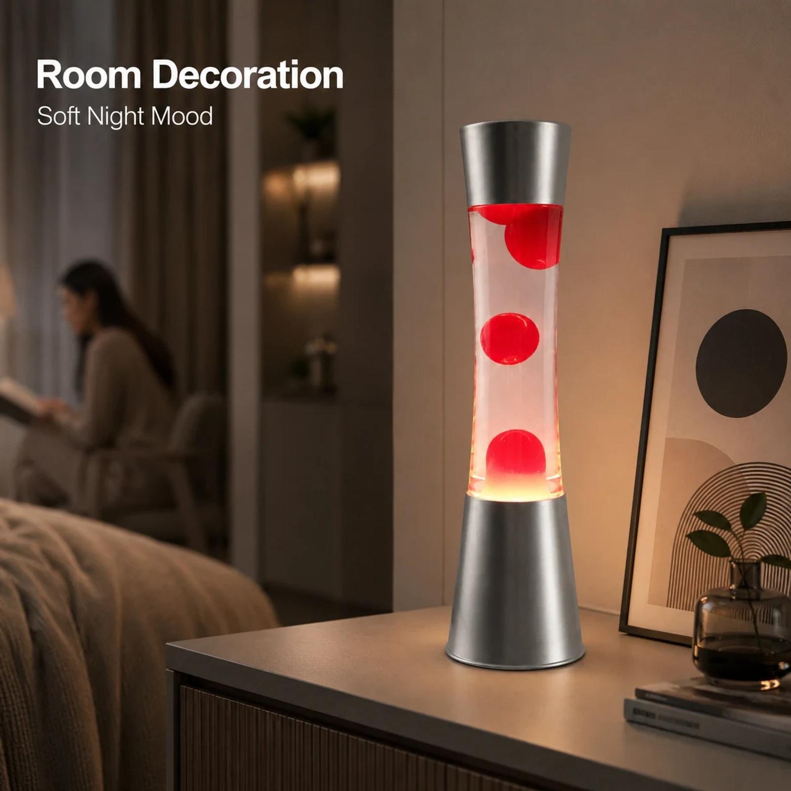 MX-3101 warm lava lamp displayed as bedroom and room decoration lighting