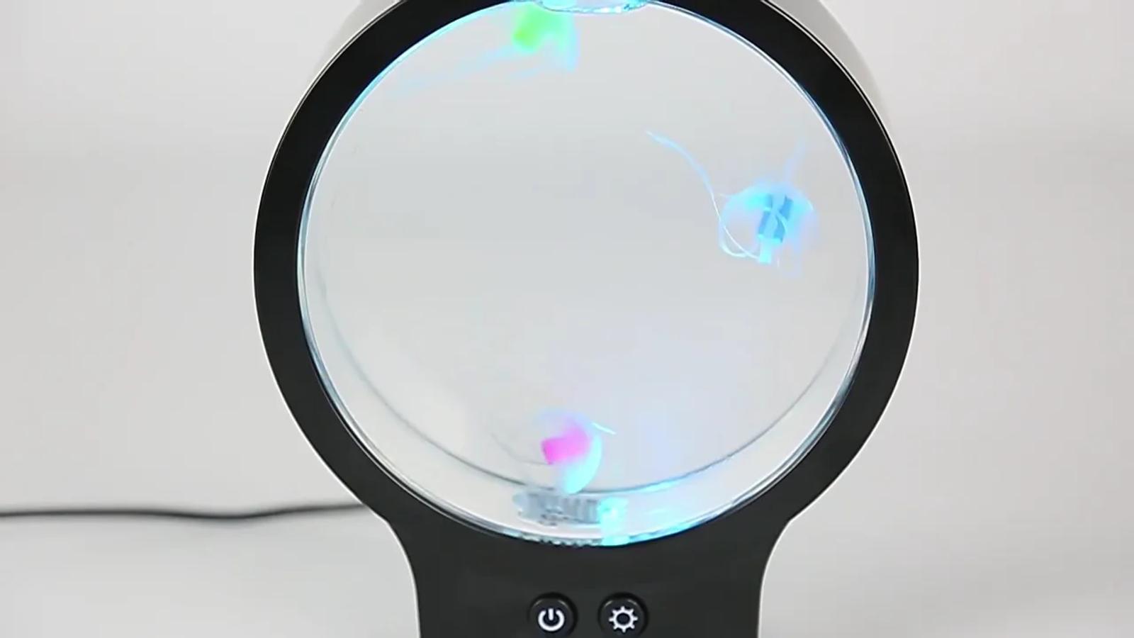MX-5013G round color changing led jellyfish lamp product effect video cover