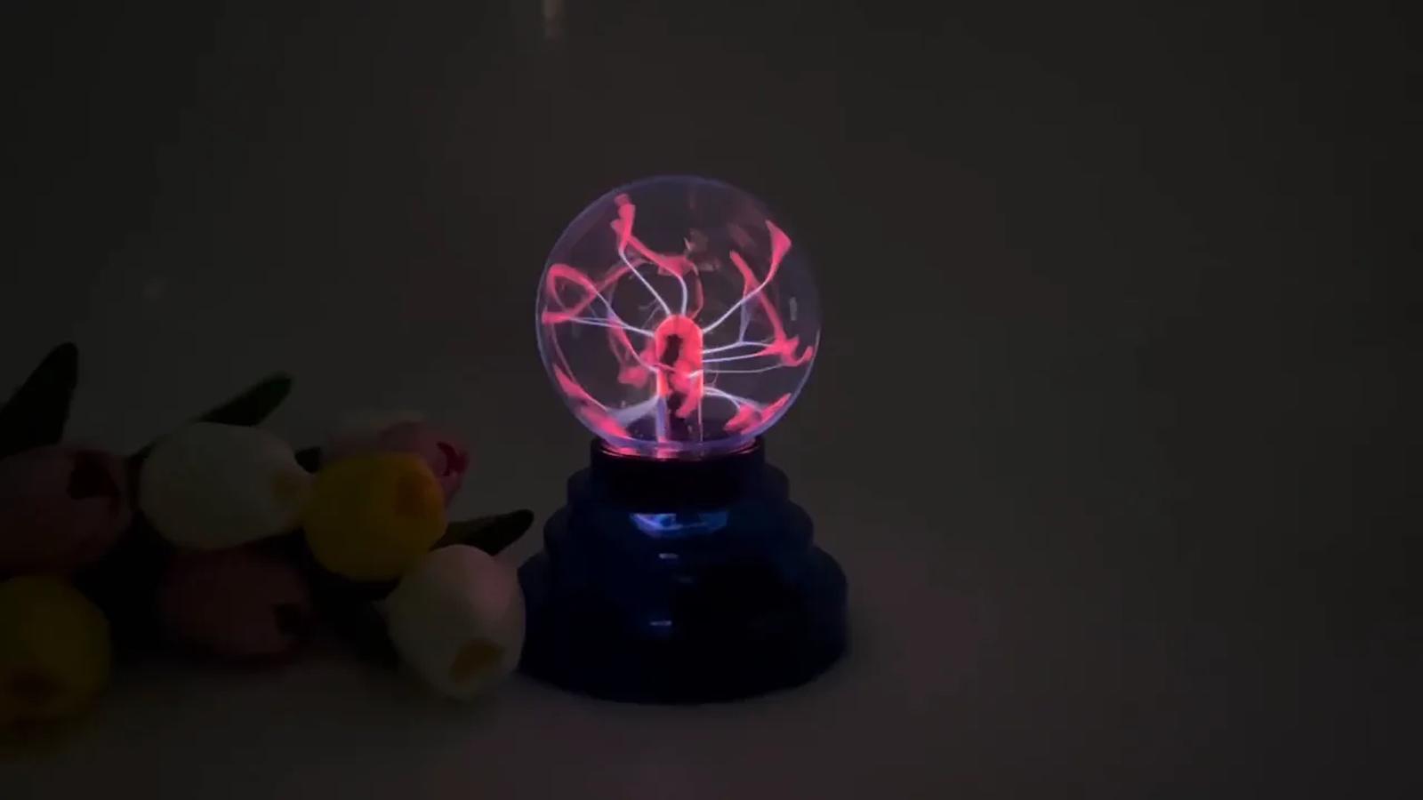 MX-7011 touch plasma ball atmosphere light product effect video cover
