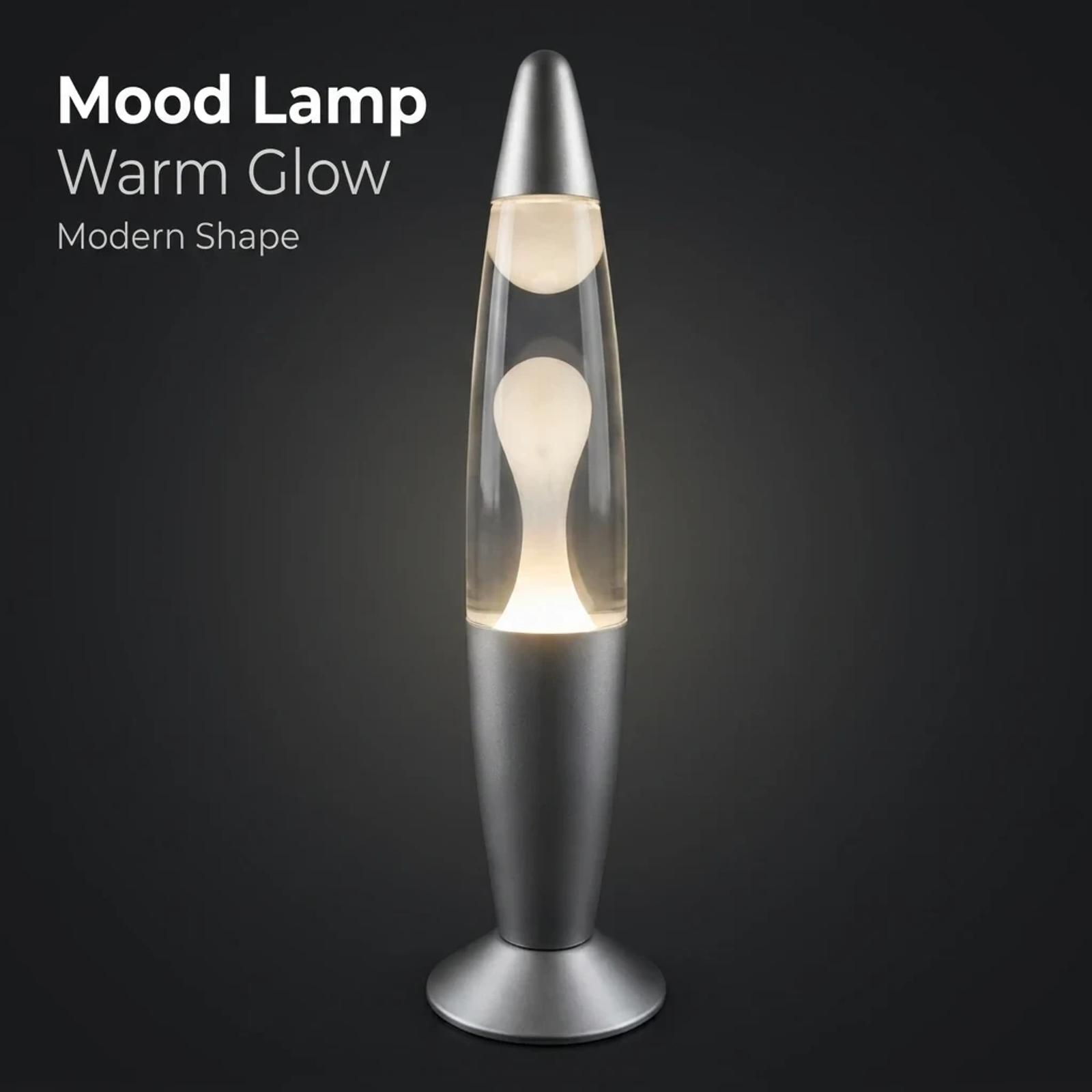 MX-3011 wax flow lava lamp glowing as a decorative night light with warm ambient effect