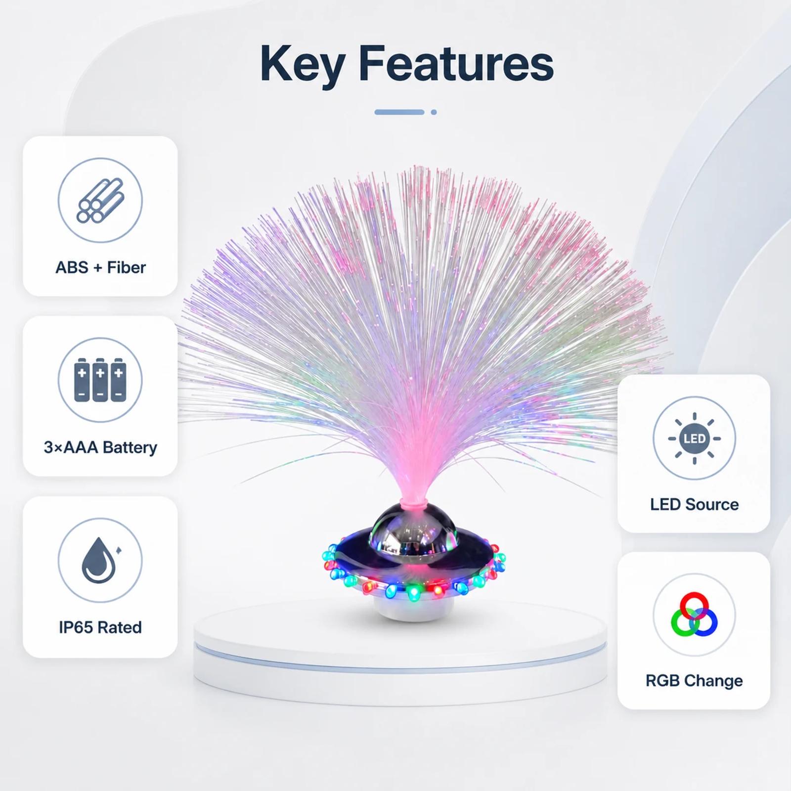 MX-1011U decorative fiber optic light feature overview