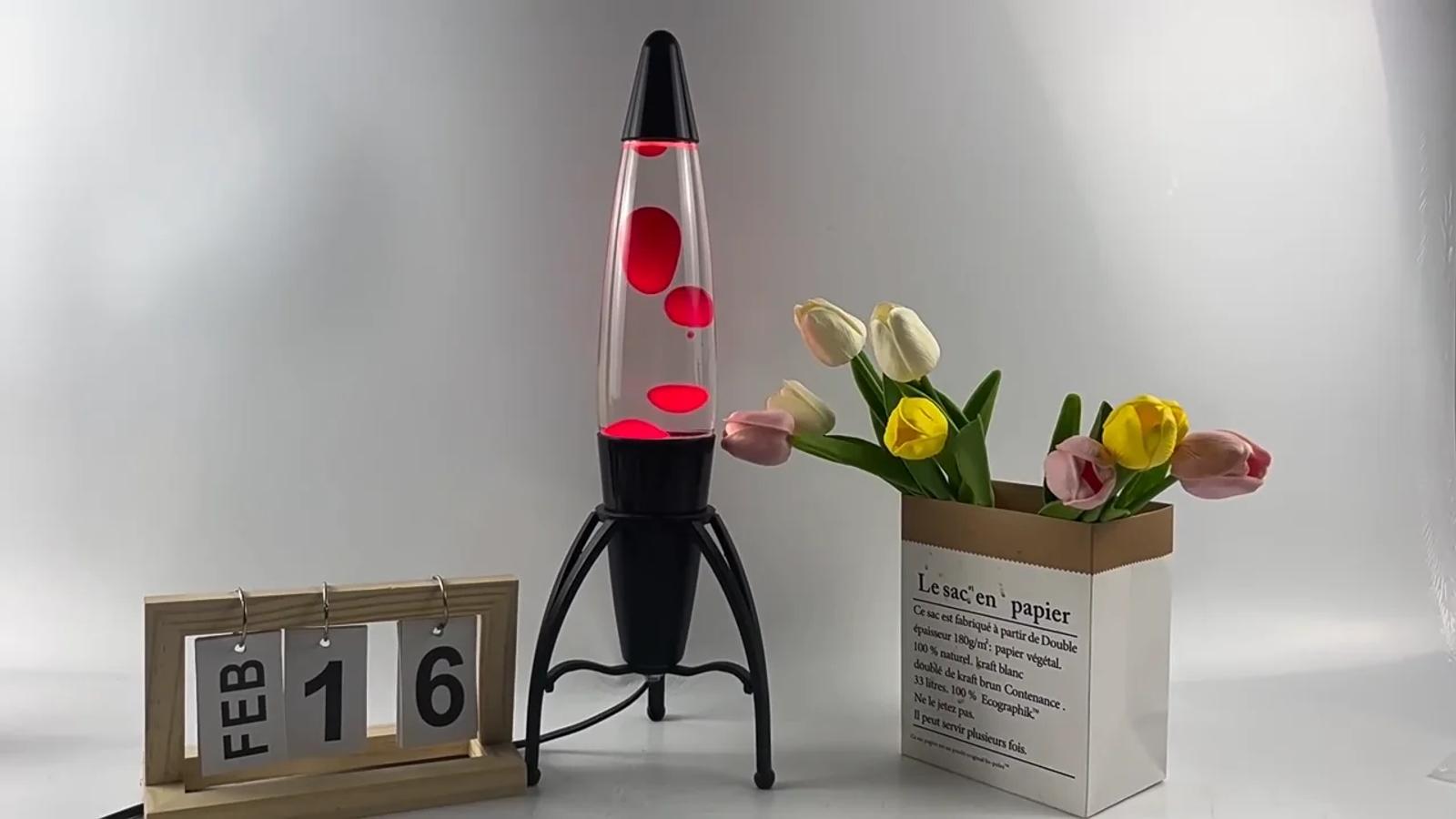 MX-3061 17.5-inch plastic rocket lava lamp product video cover