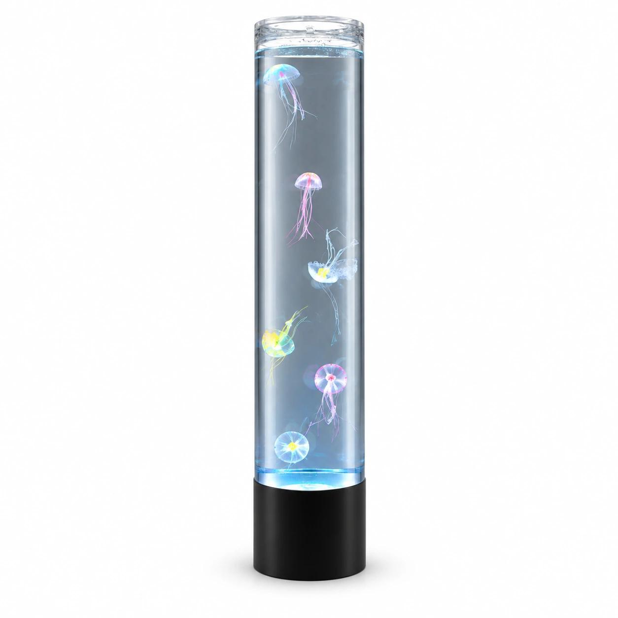 MX-5013L 60 cm tall led jellyfish aquarium lamp shown on a white background
