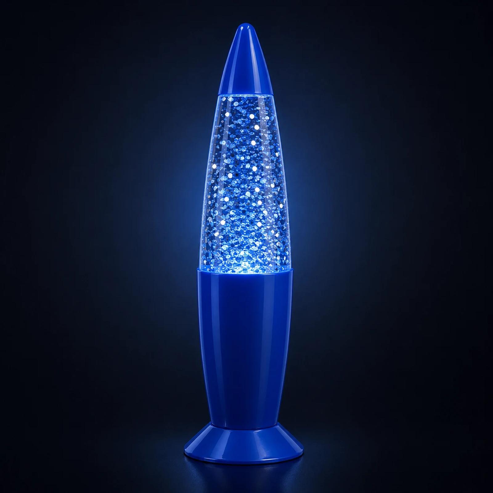 MX-2010 mini fiber optic desktop night light with blue decorative glow