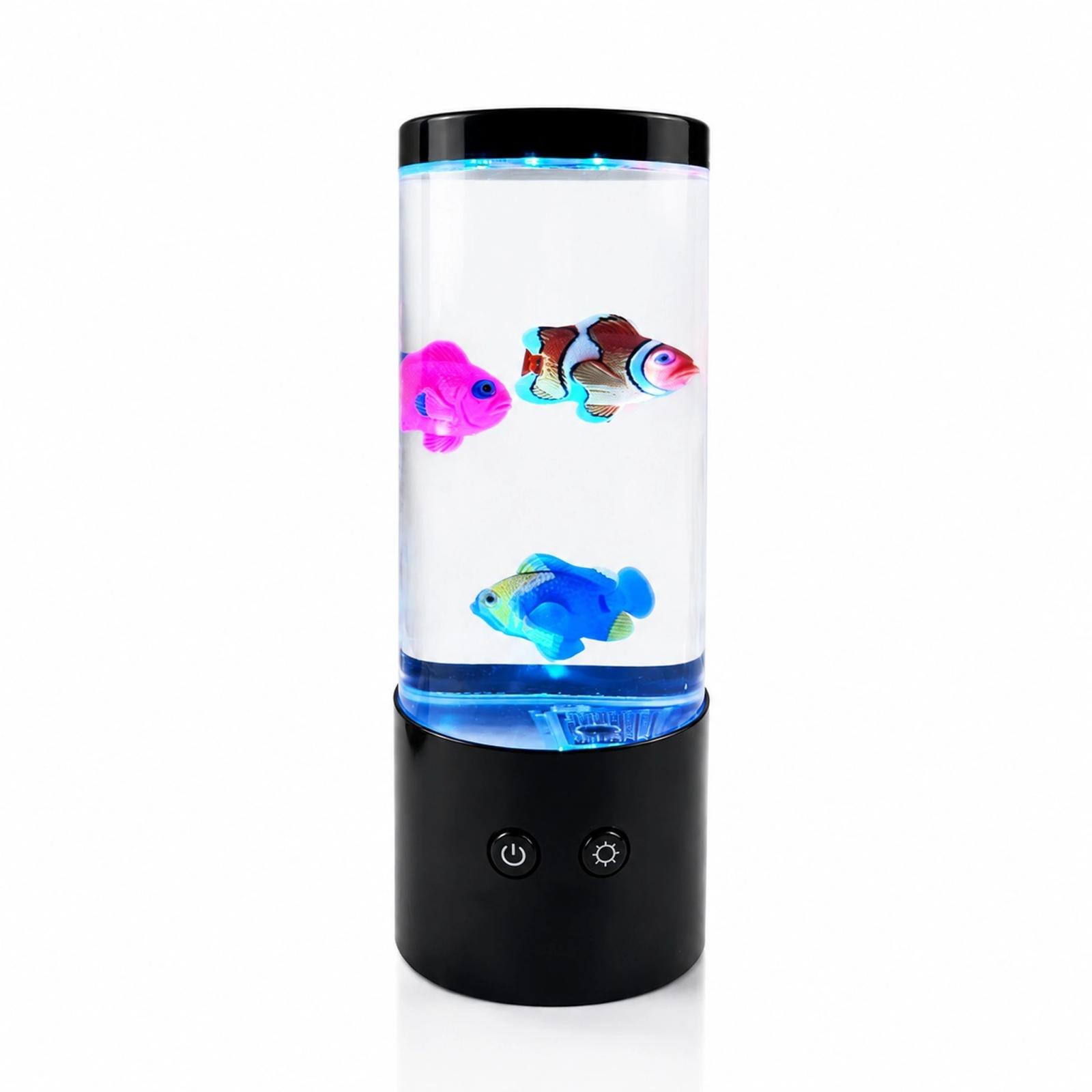 MX-5013SF cylindrical aquarium fish lamp on a white background