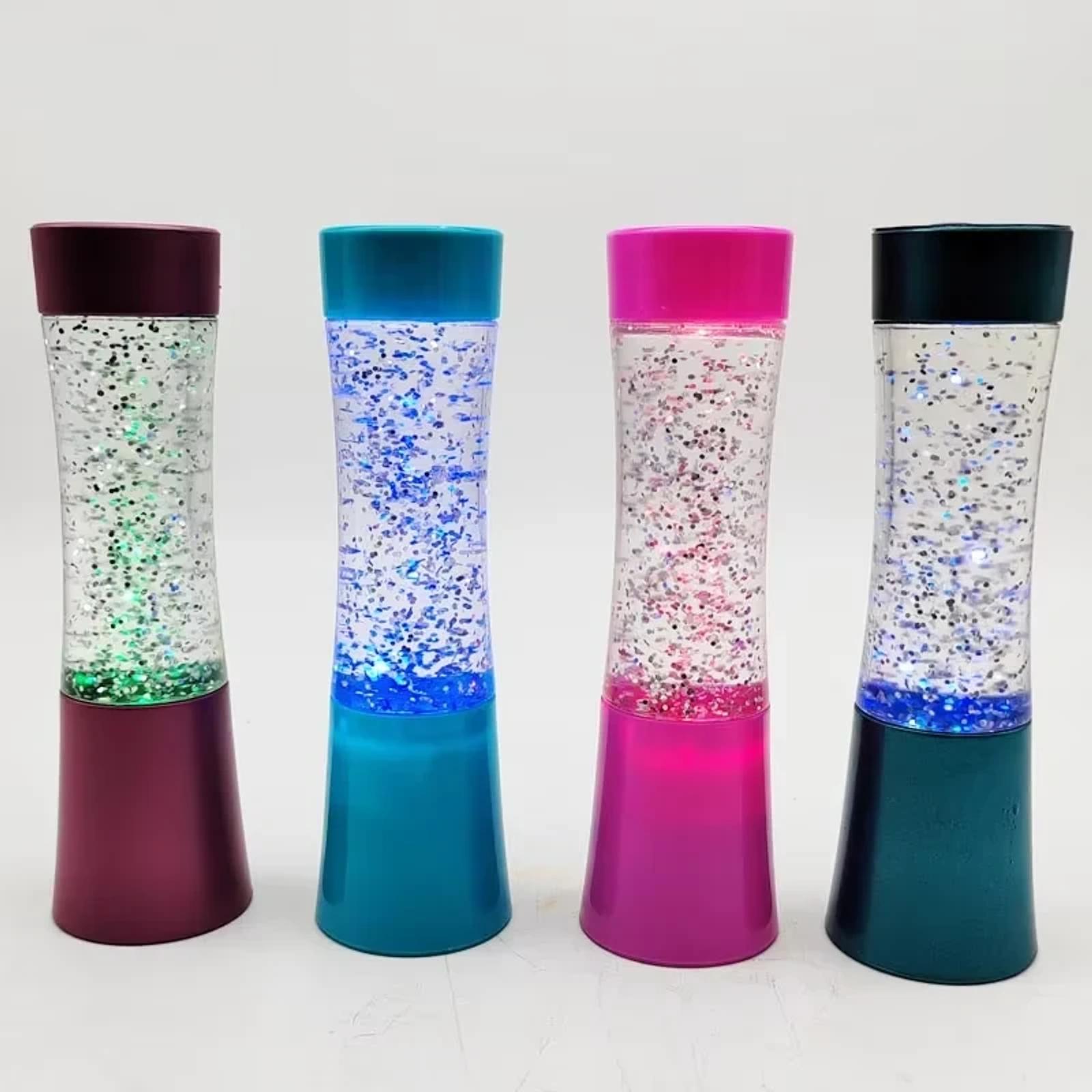 MX-2014 shake and shine glitter lights showing multiple body colors on a clean background.