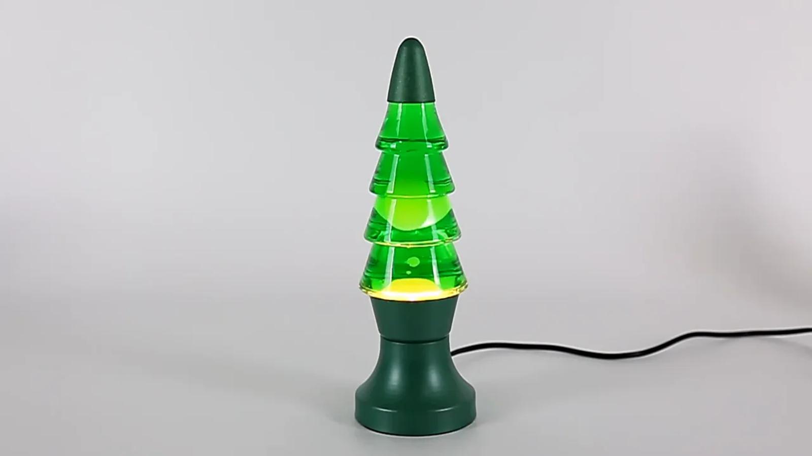 MX-3020 christmas tree glass lava lamp product effect video cover