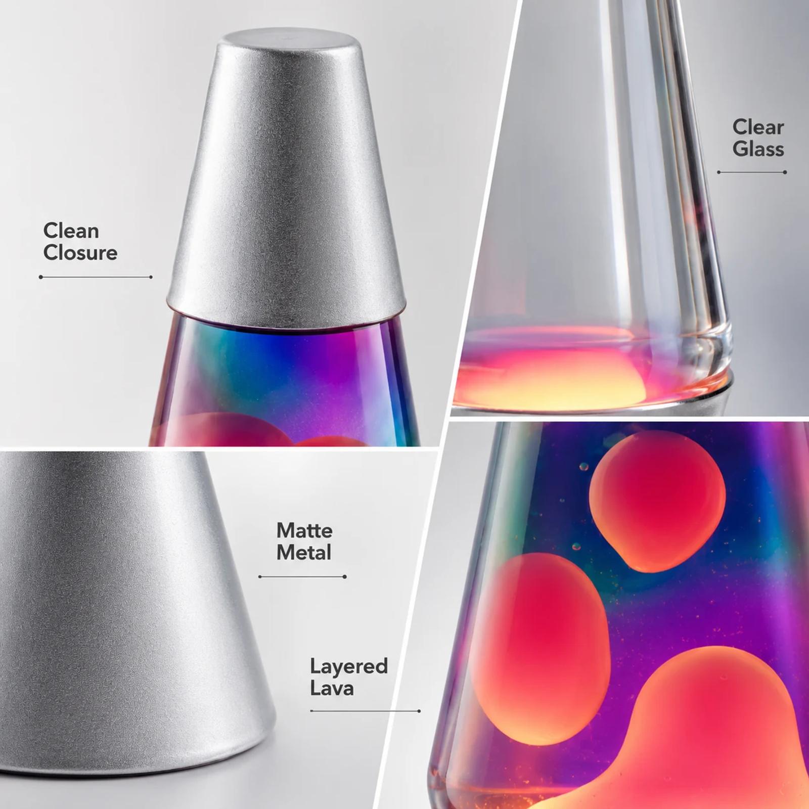 Detail image for MX-3027C lava lamp highlighting structure, texture, and decorative product finish.