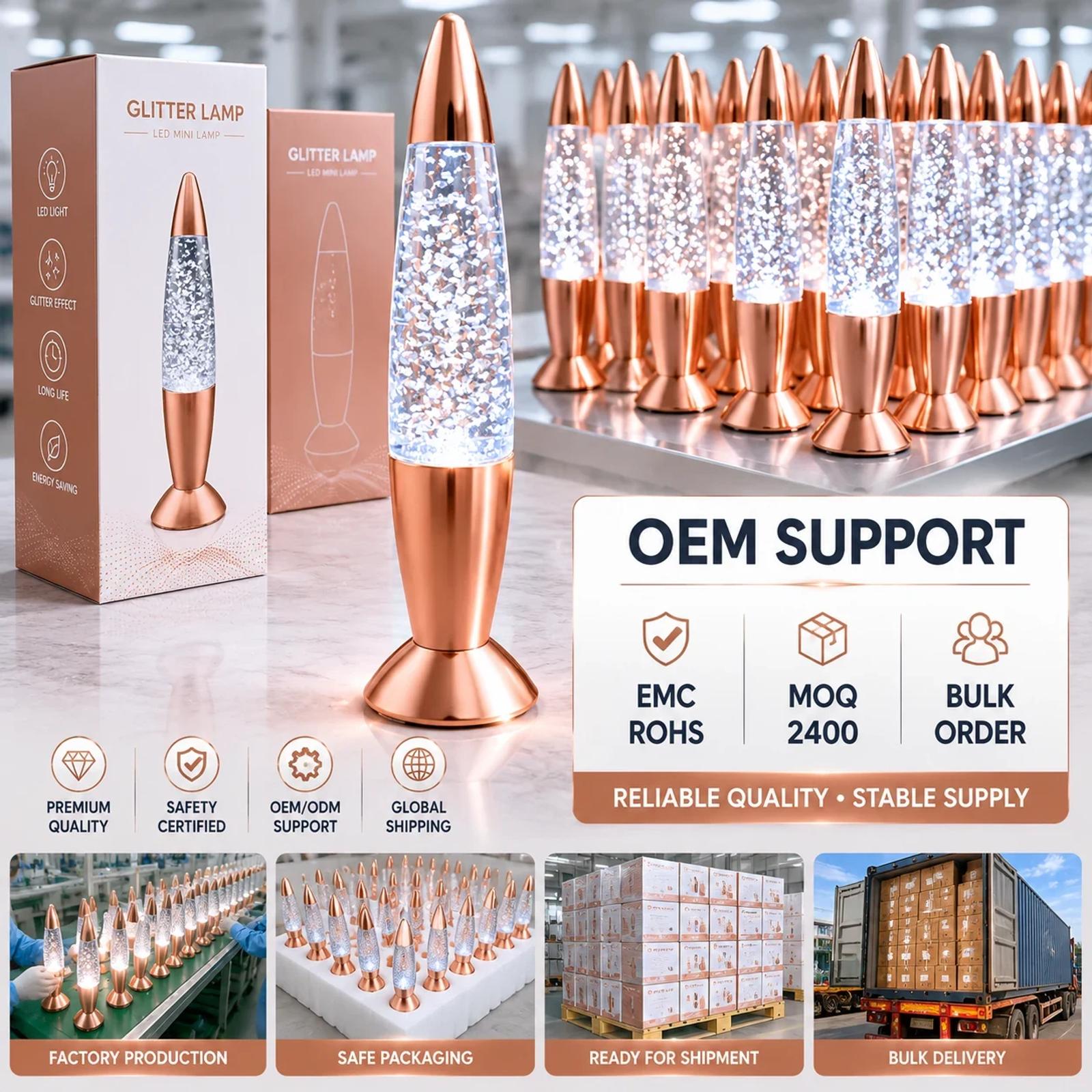Wholesale supply support image for MX-3017 LED glitter decorative lamp without fixed MOQ or delivery claims