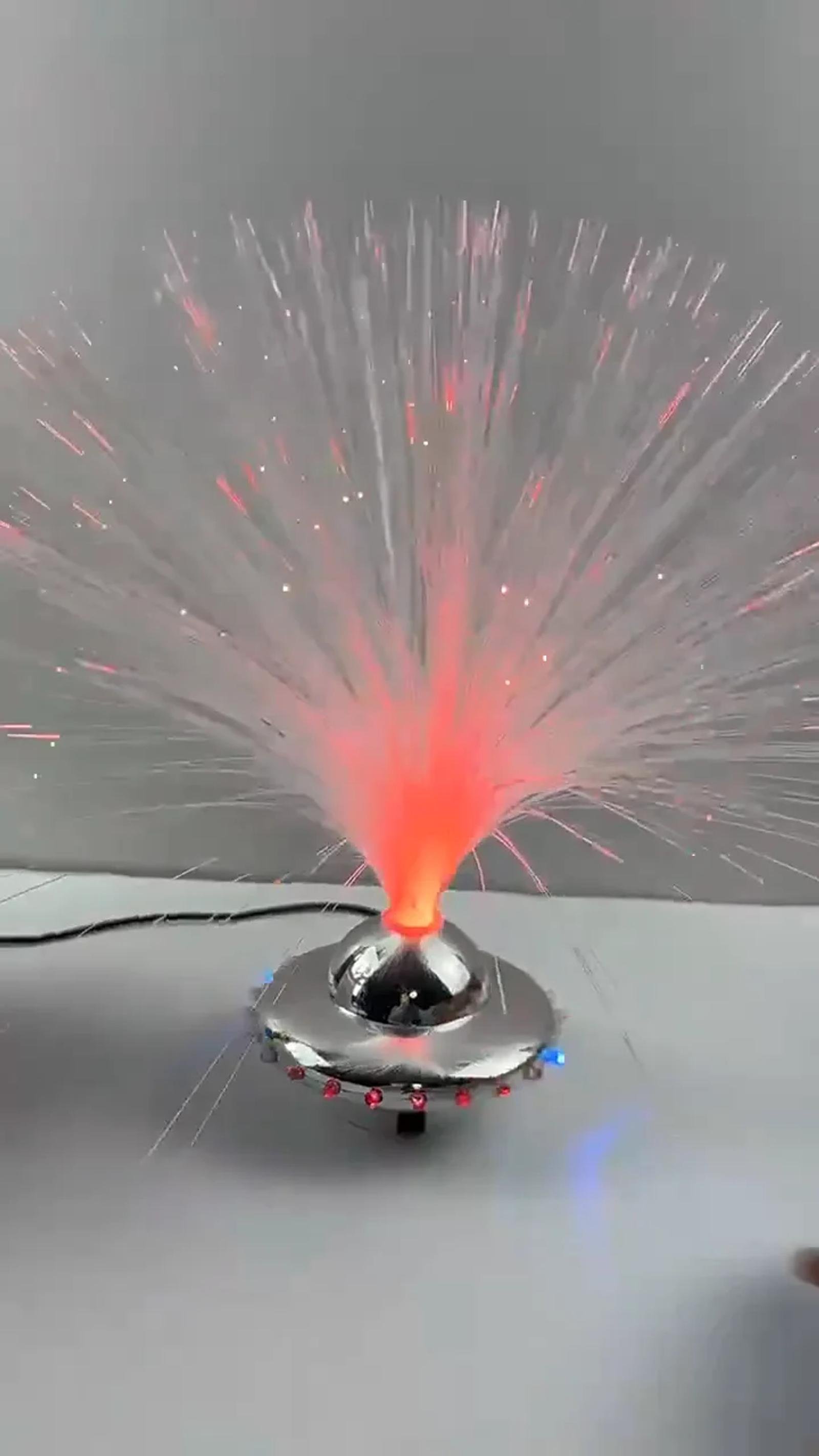 MX-1011U rgb fiber optic decorative night light product effect video cover