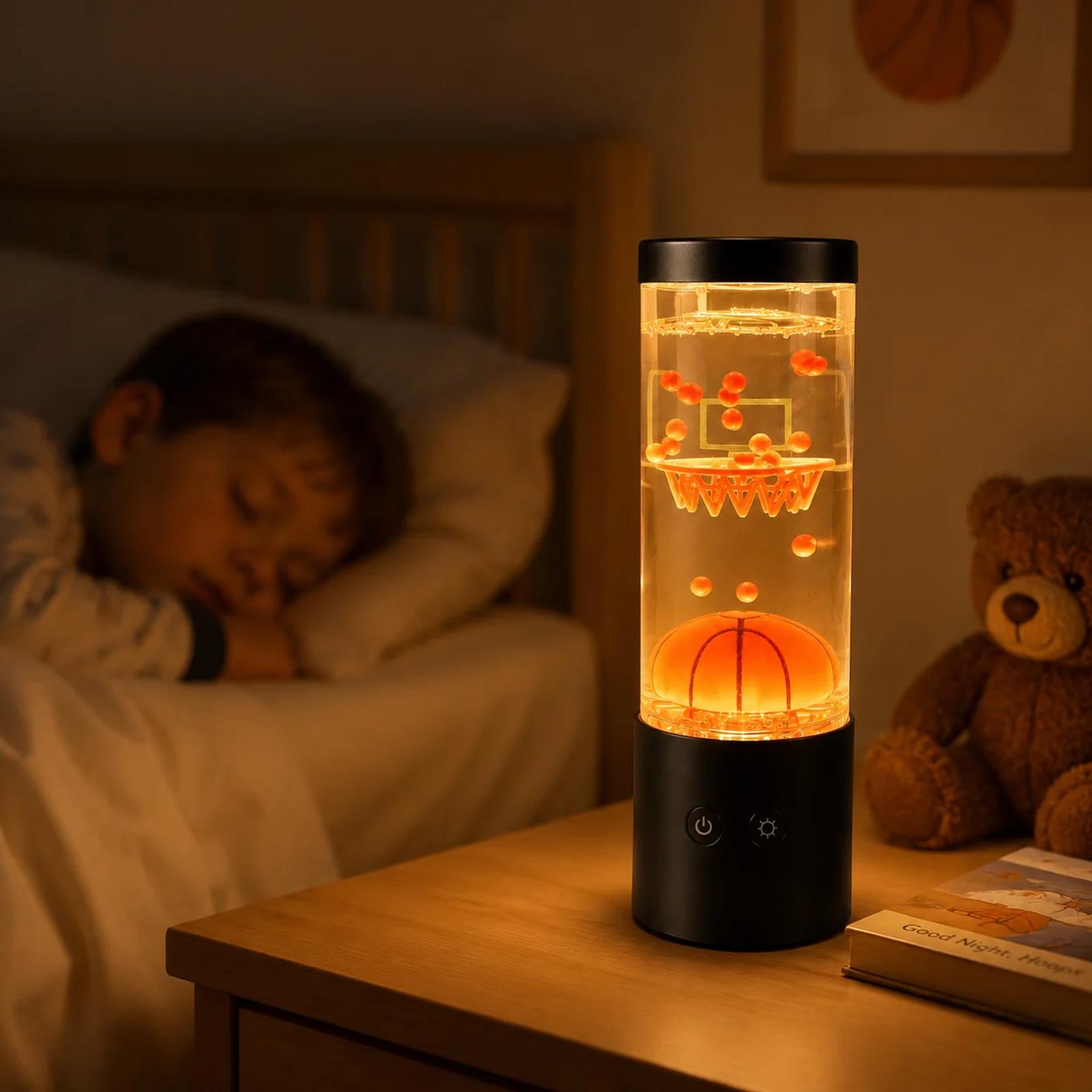Basketball themed kids bedroom night light for bedside room decoration