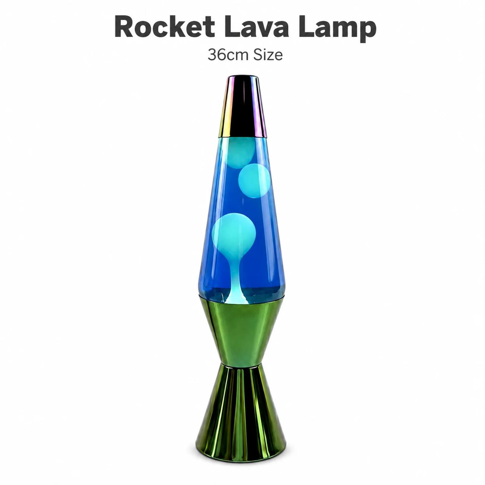 MX-3027B rocket lava lamp shown in a clean square product-recognition image with the full lamp visible.