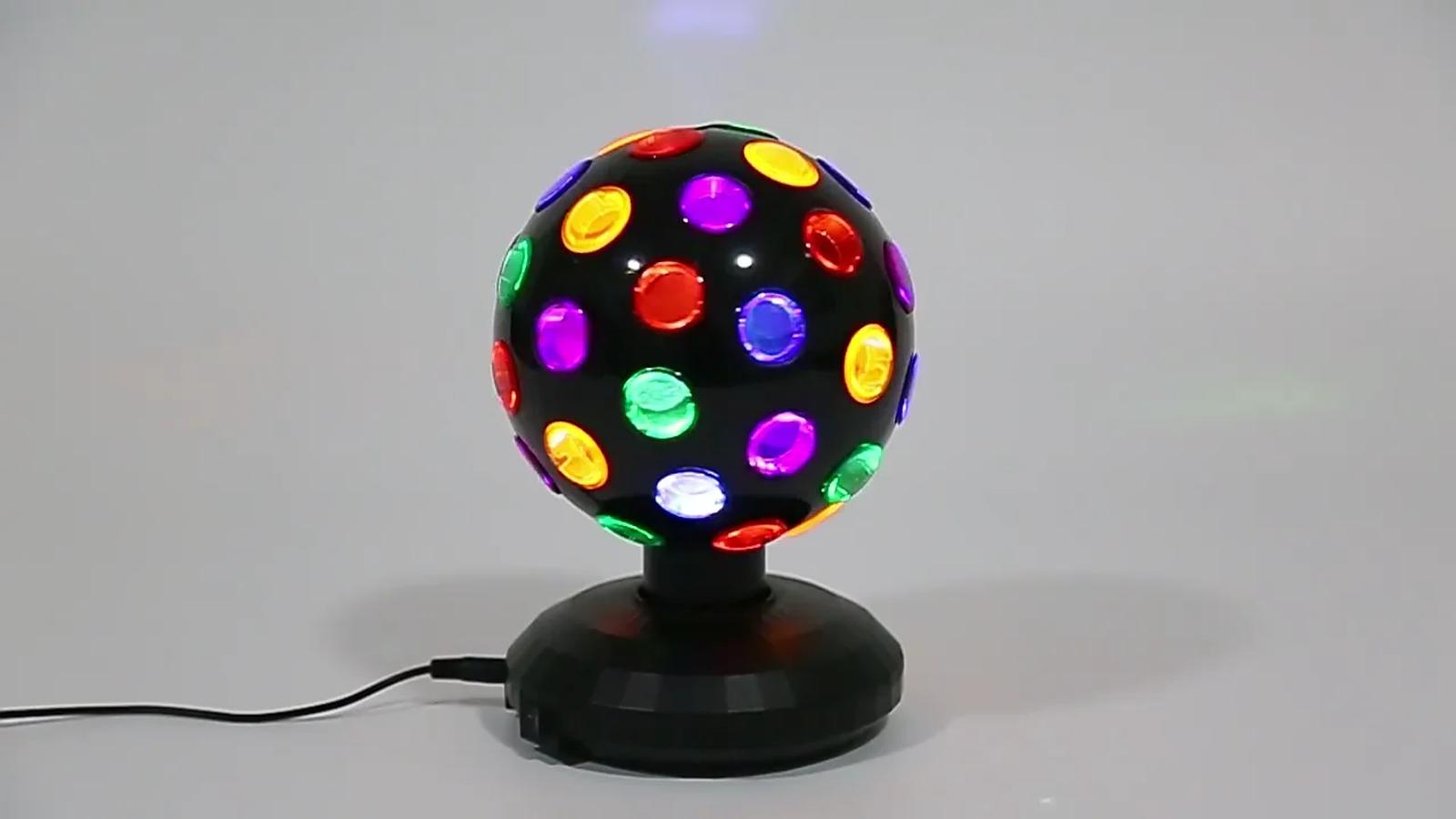 MX-6015 6 inch disco ball party light product effect video cover