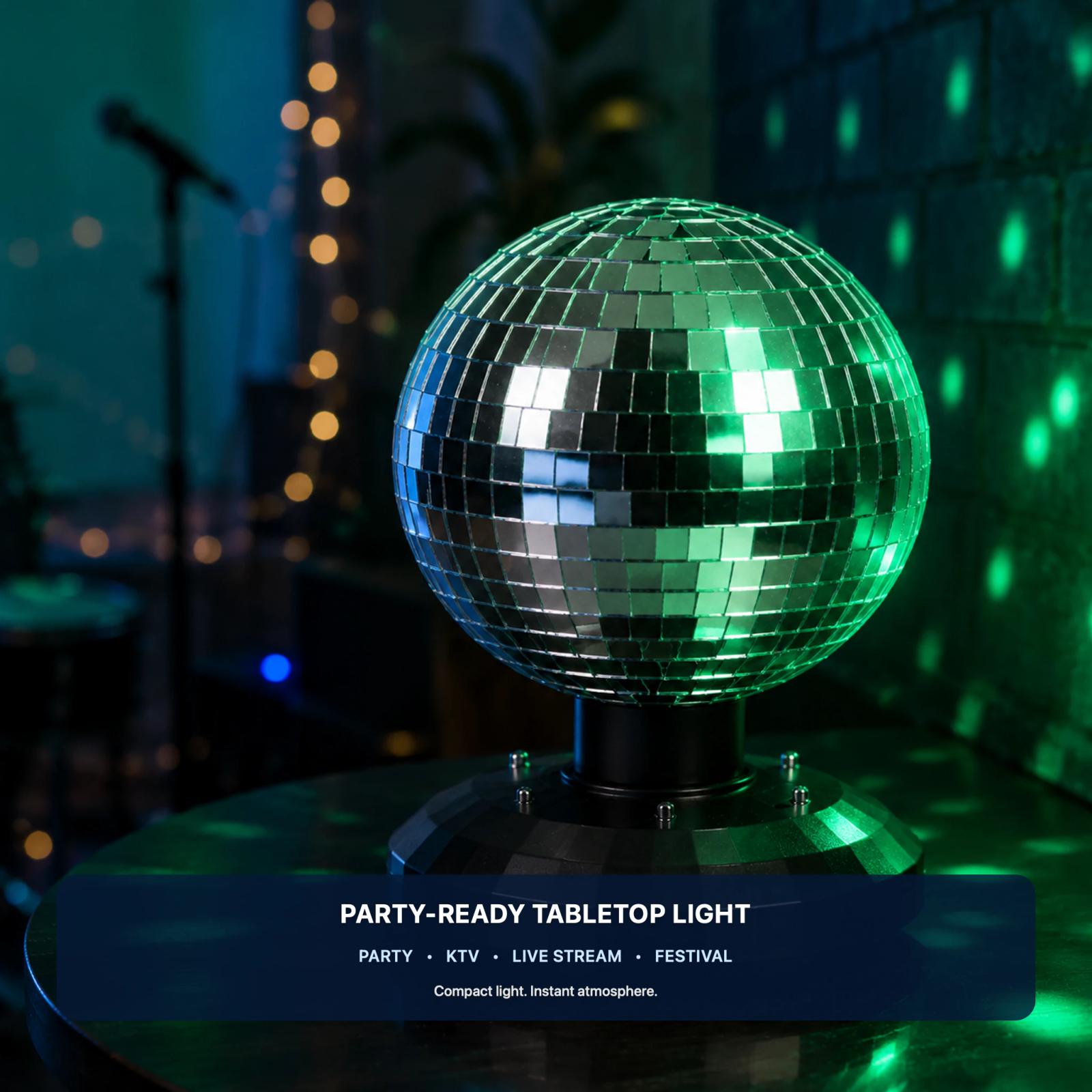 MX-6016B disco mirror ball light used for party stage and event ambience