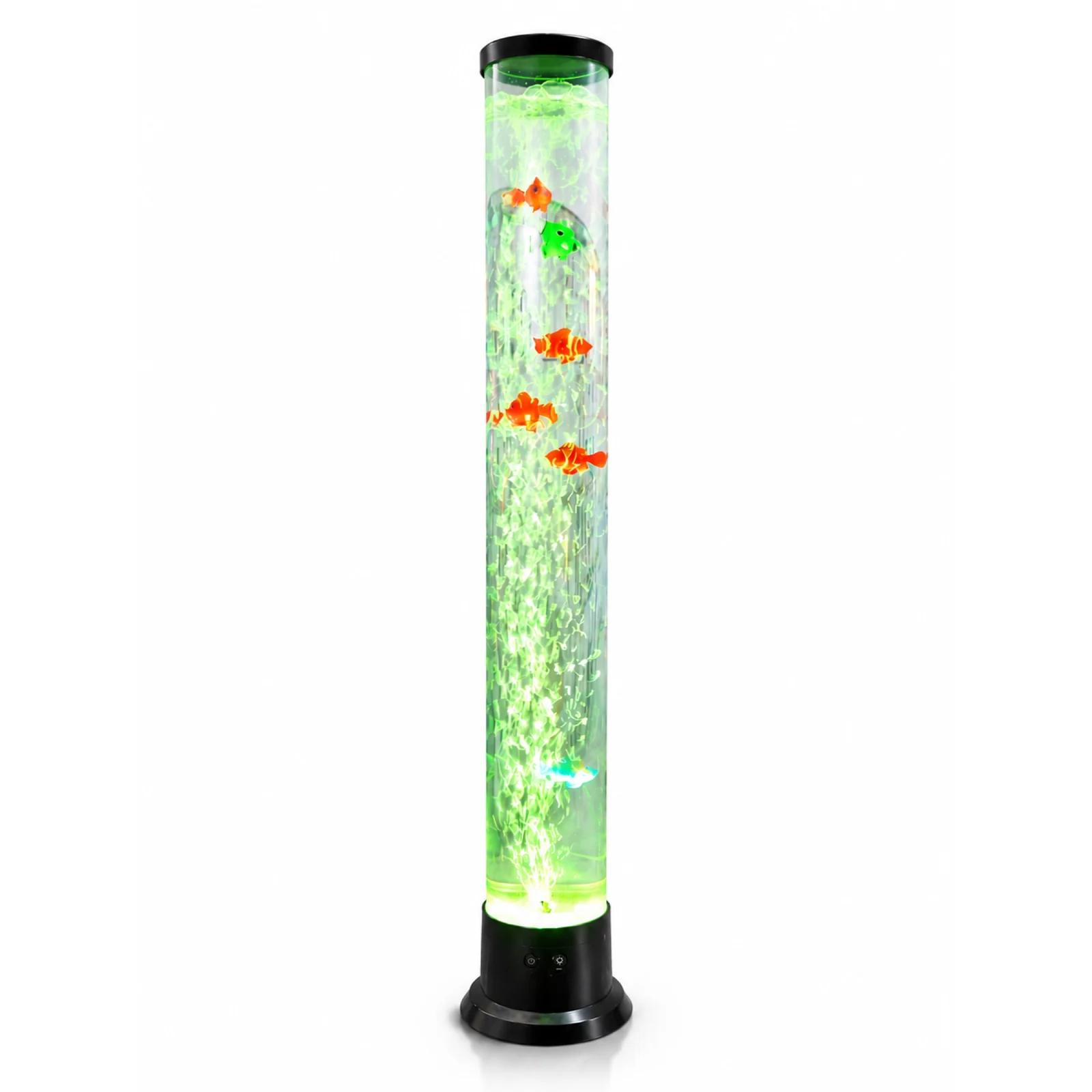 MX-8083 floor standing bubble fish lamp shown in a clean white-background product view