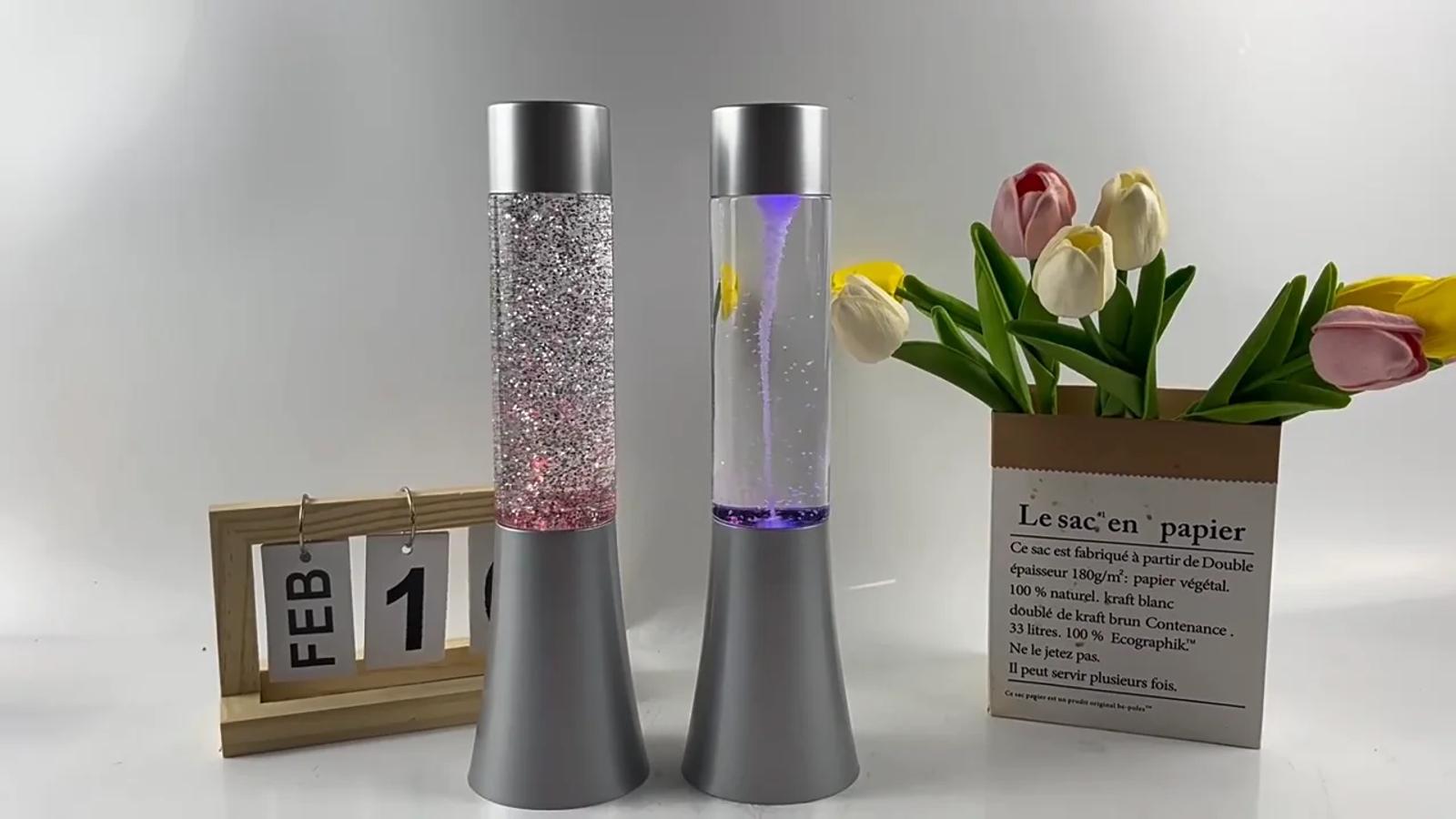 MX-3126C rotating LED glitter lamp product demonstration video cover