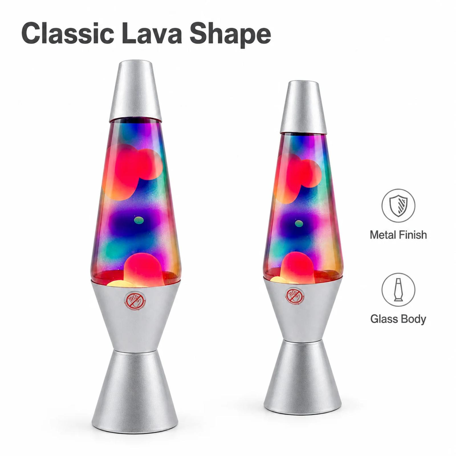 Clean product-recognition image of MX-3027C paraffin lava lamp with the full lamp visible from two angles.