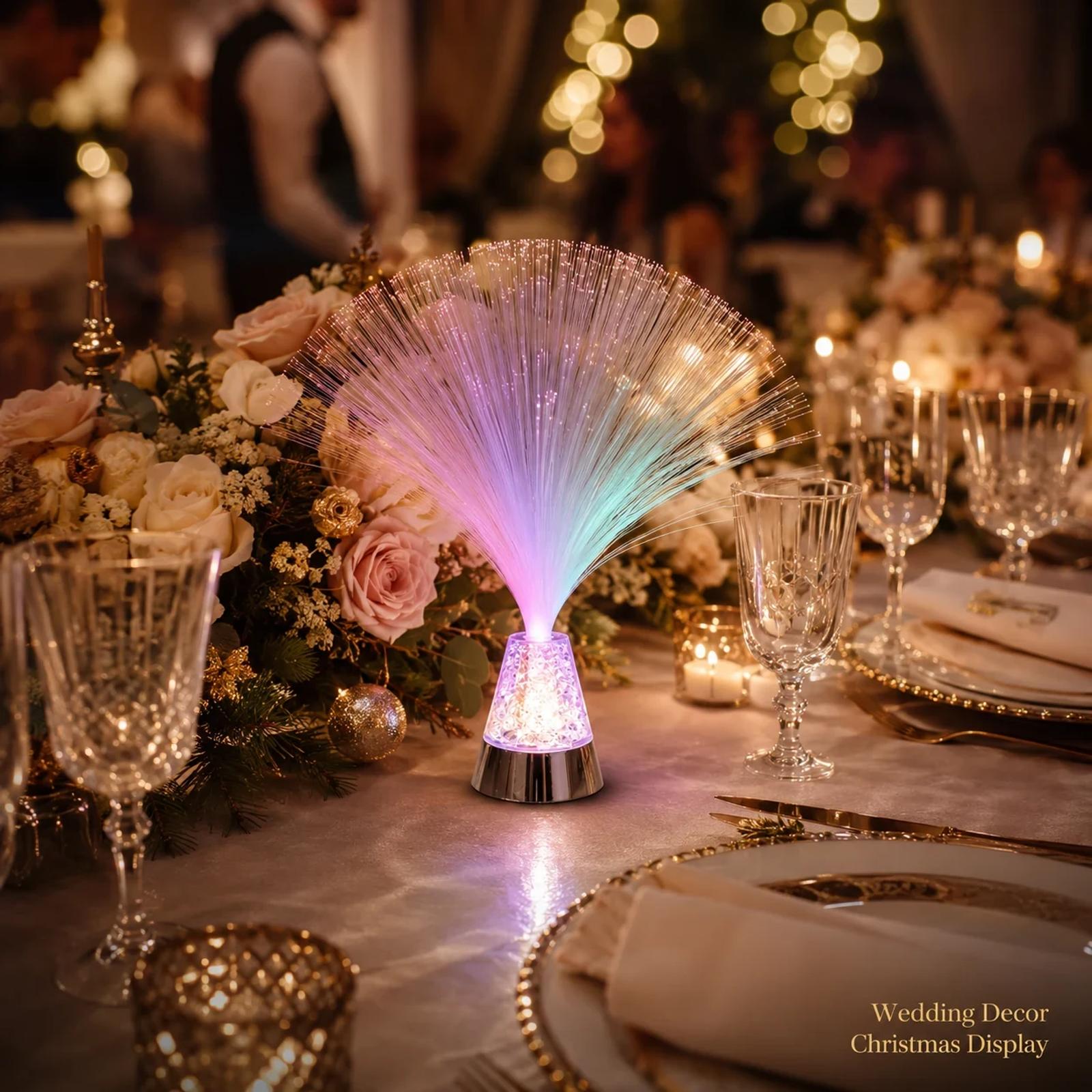 MX-1012 color changing fiber optic decor light for wedding, Christmas, party, and room decoration