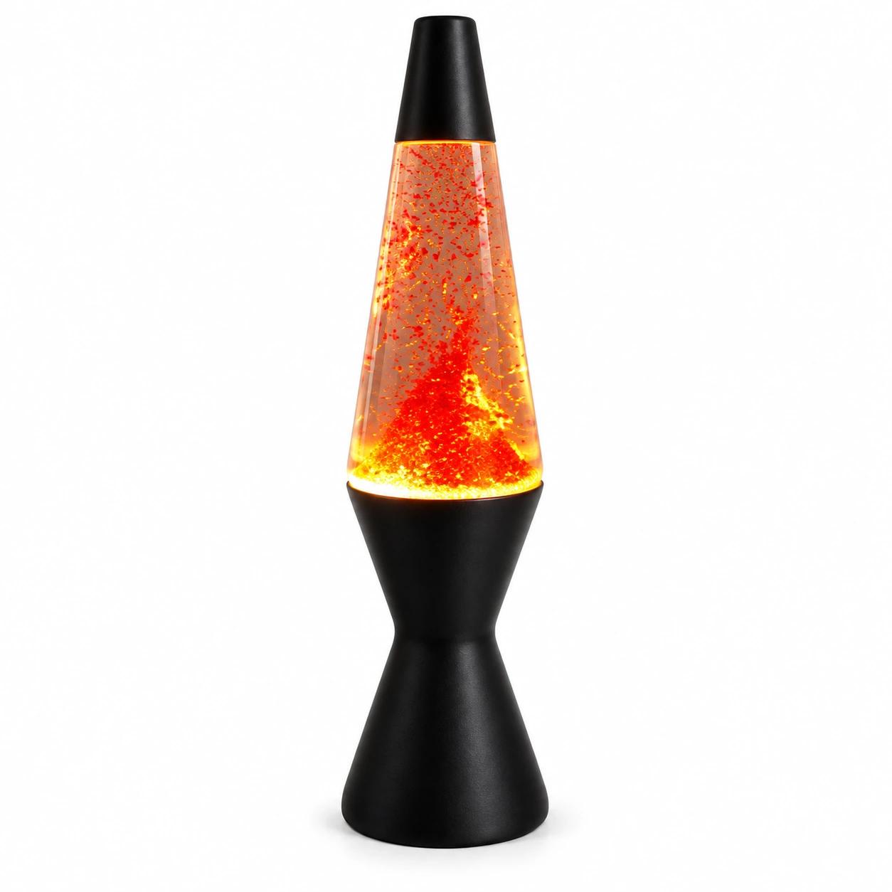 MX-5013K 36 cm led volcano effect table lamp shown on a white background
