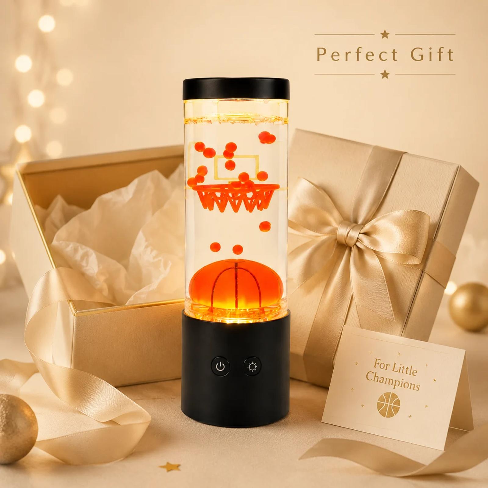 Colorful basketball night light used as a decorative gift lamp for children rooms