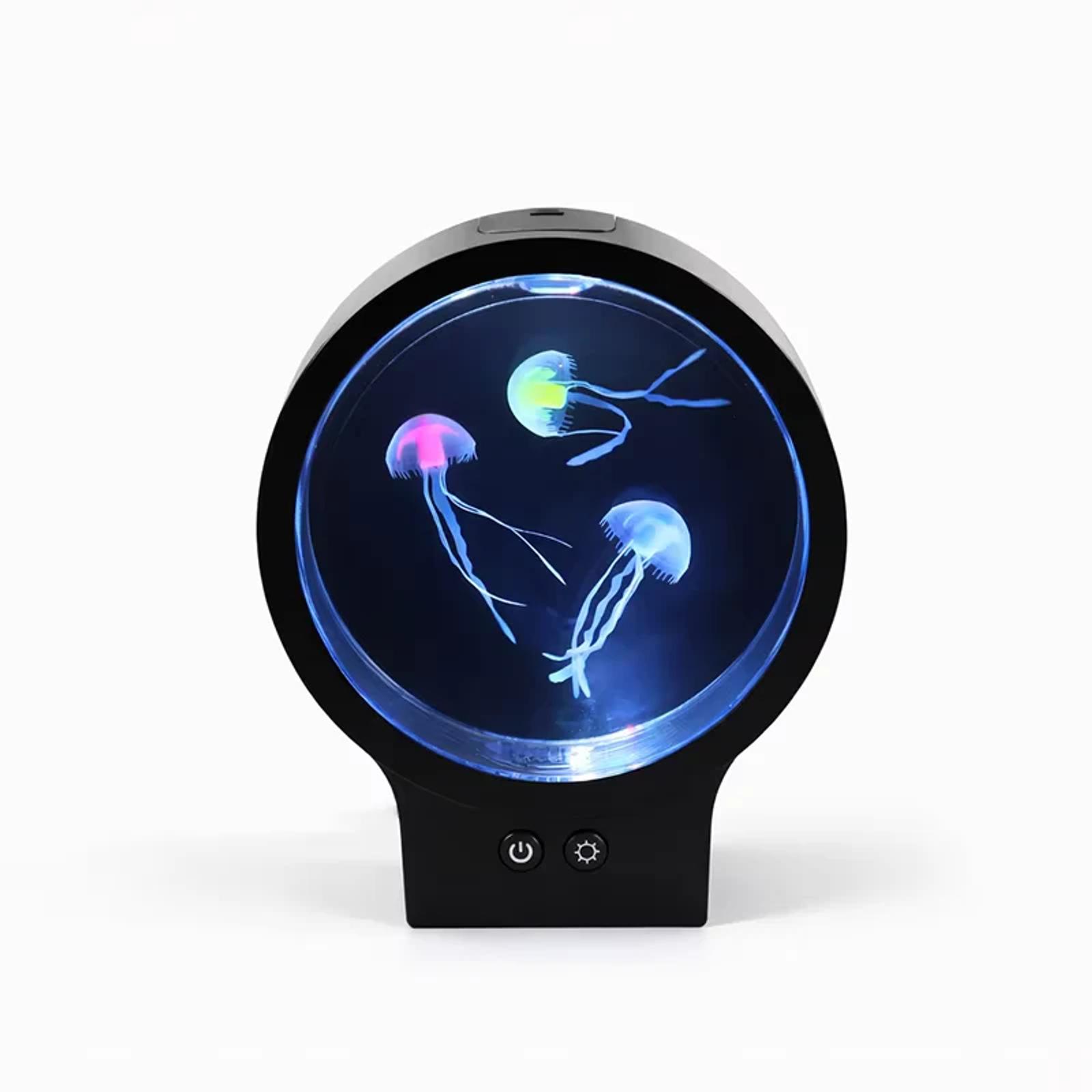 MX-5013G round LED jellyfish lamp with color changing aquarium light effect
