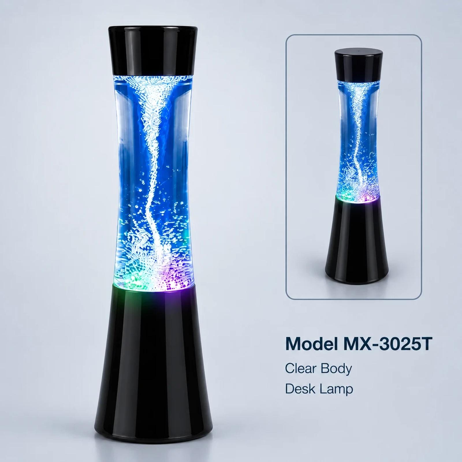 MX-3025T color changing desktop tornado lamp shown in a product recognition view