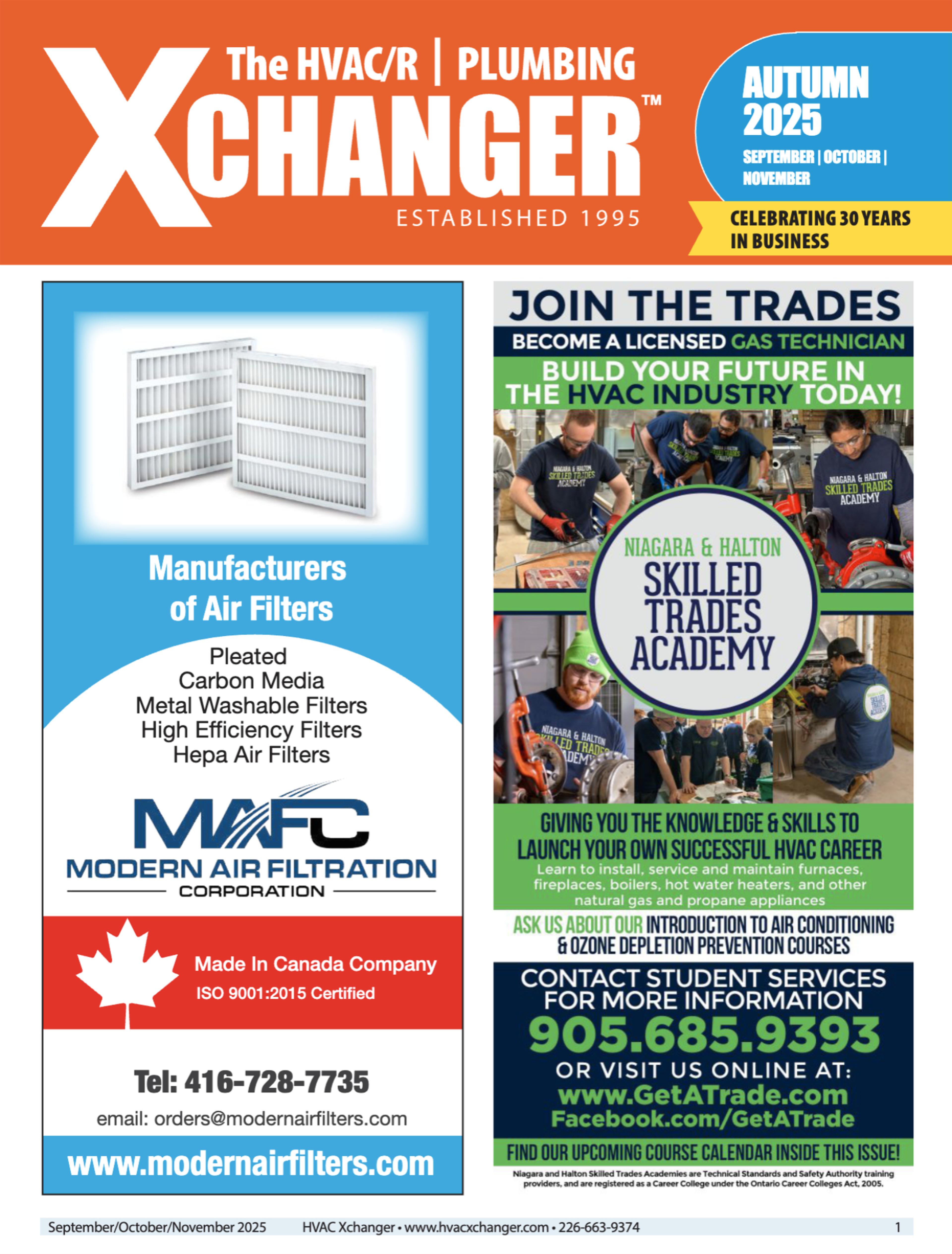 Cover, September - November 2025