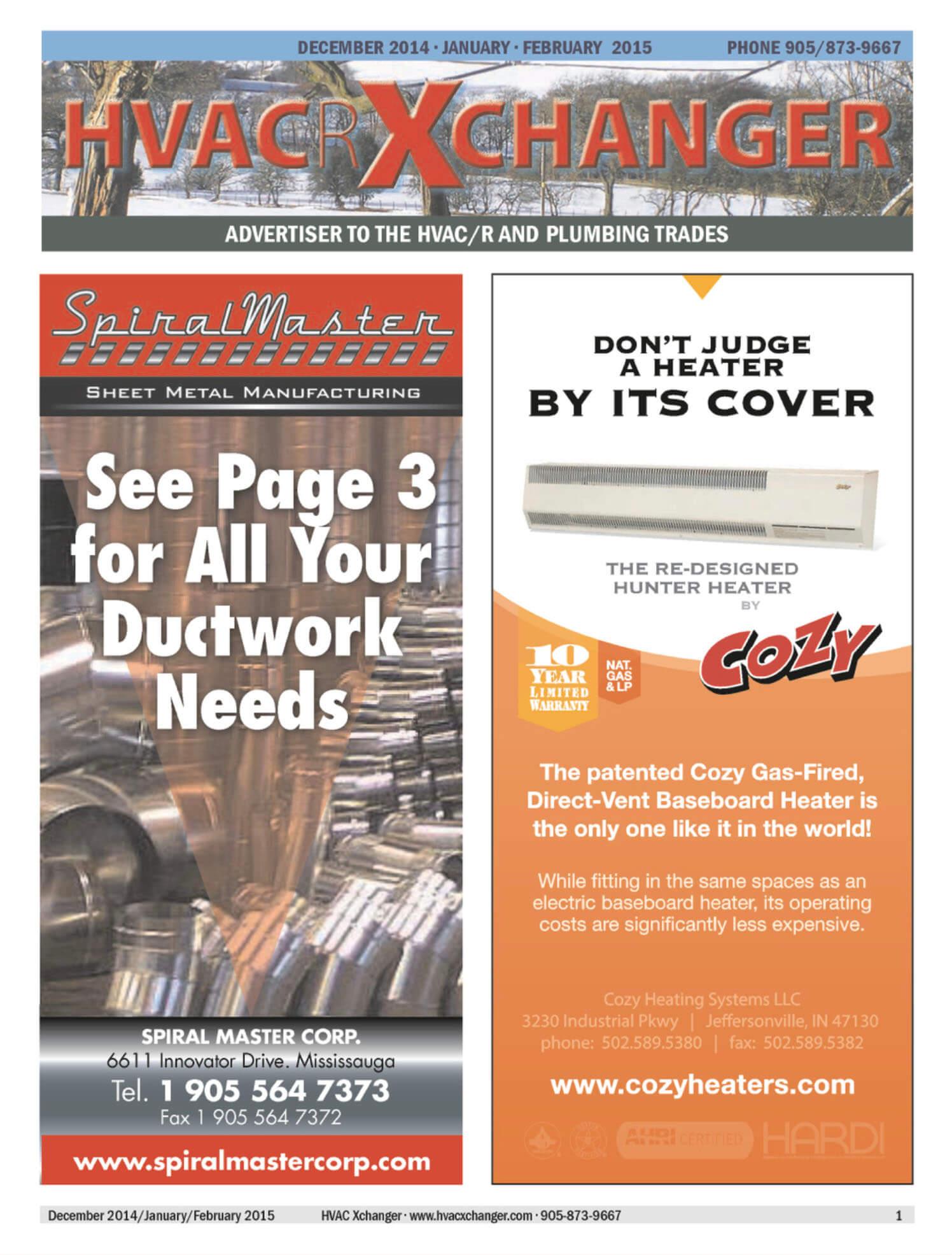 Cover, December 2014 - January, February 2015