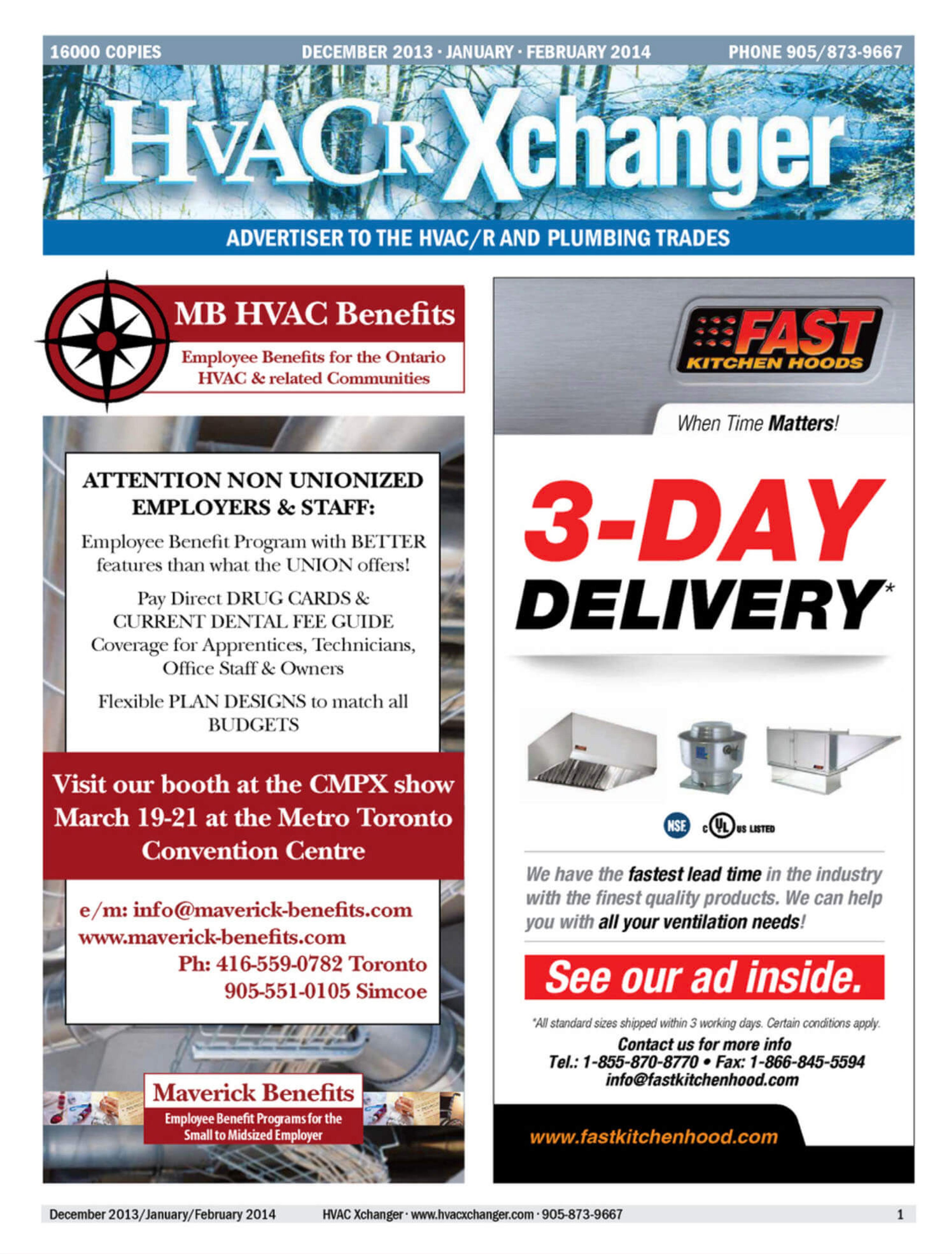 Cover, December 2013 - January, February 2014