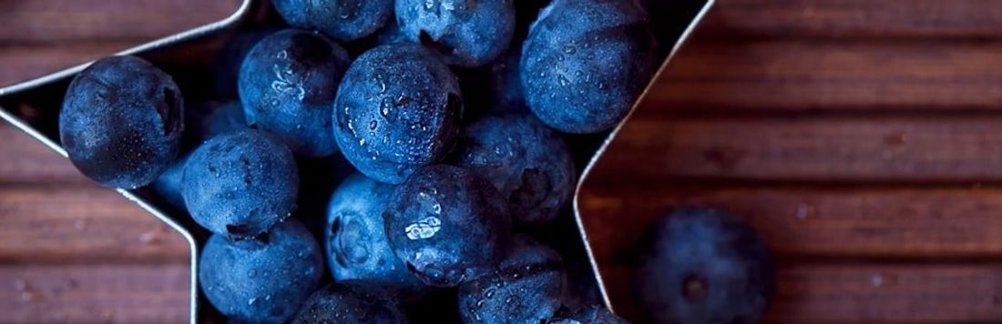 Fresh blueberries