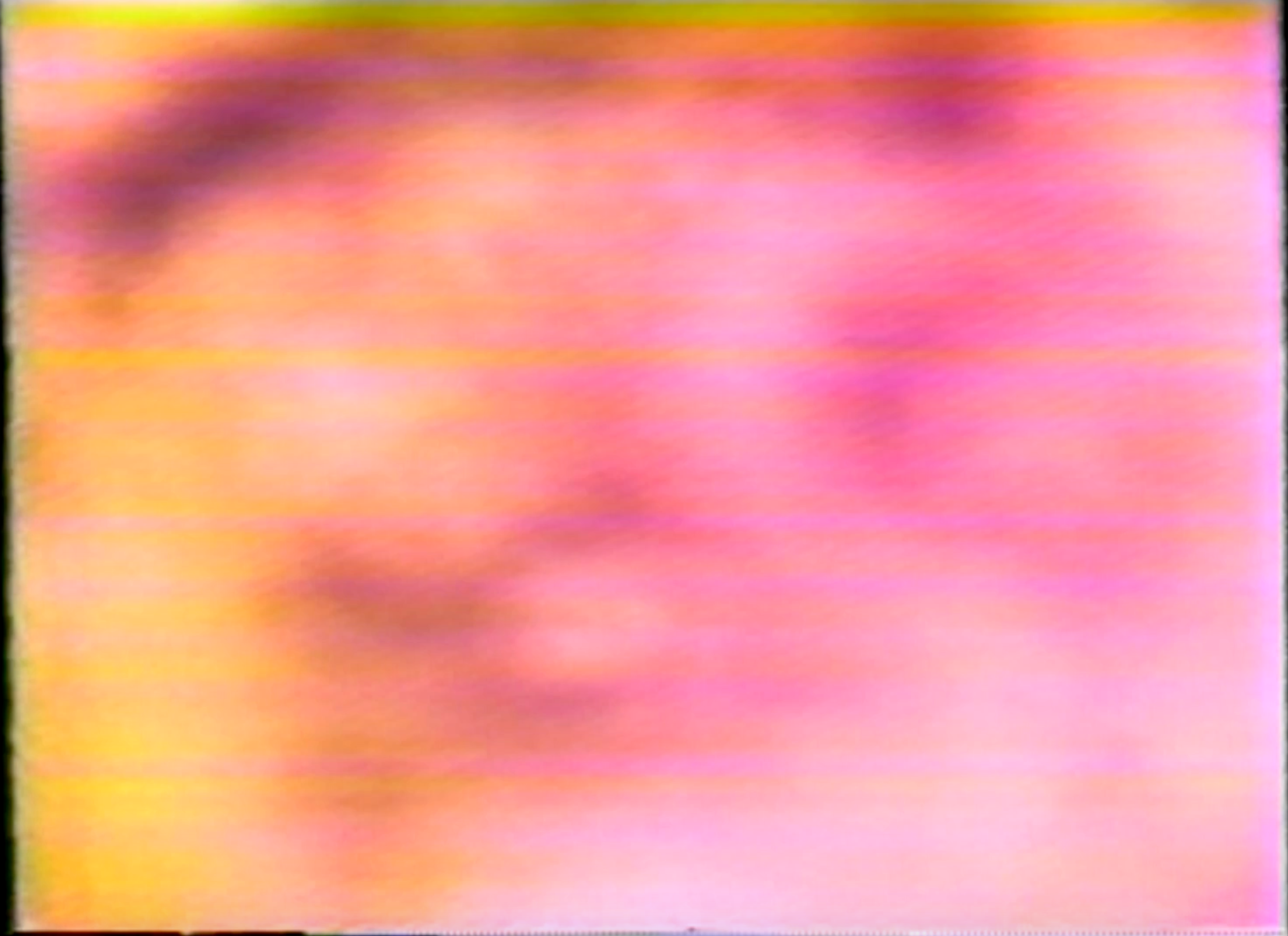 orange and pink TV static