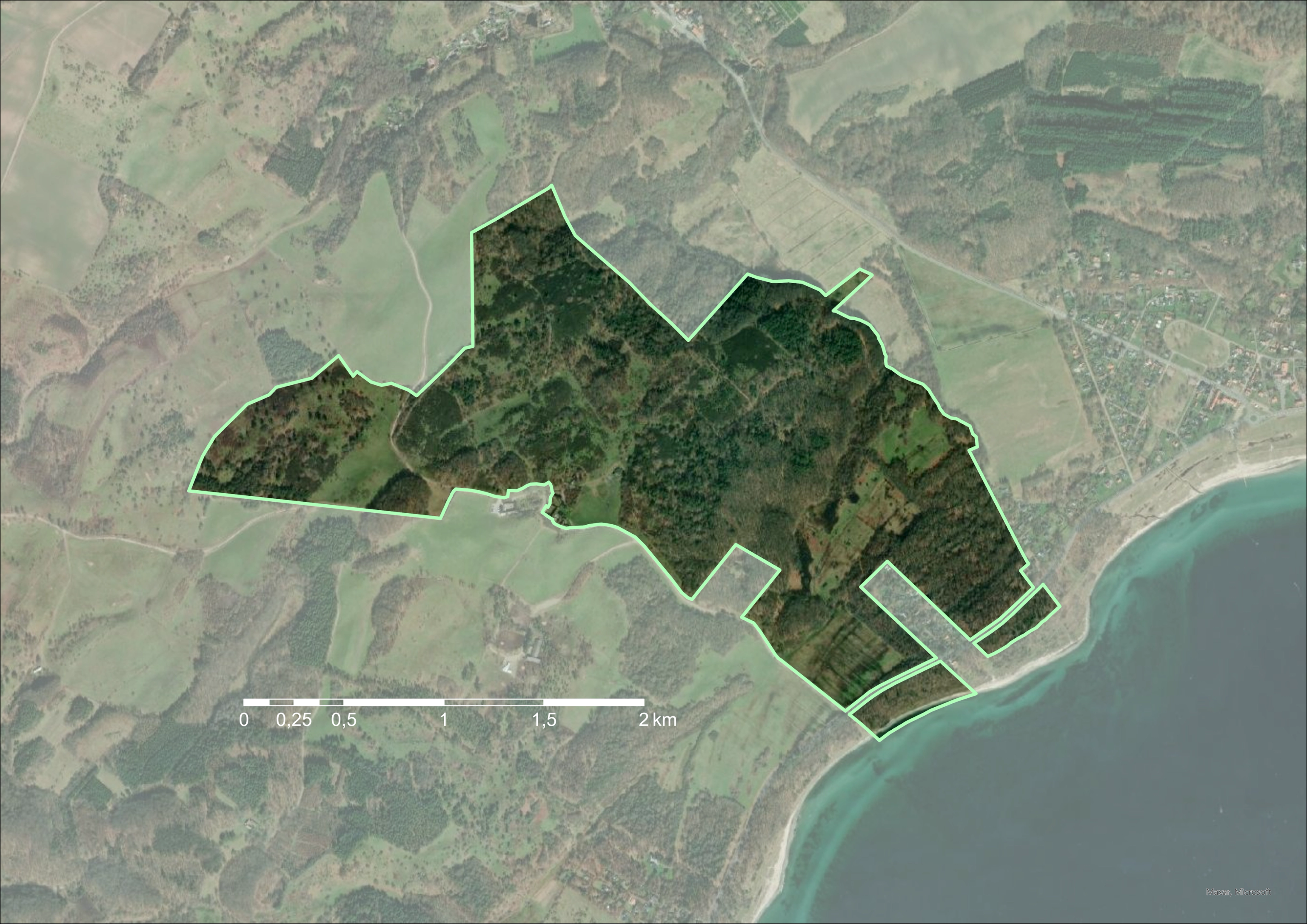 Kort over Molslaboratoriet