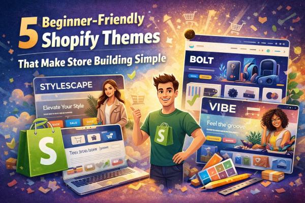 5 Beginner Friendly Shopify Themes That Make Store Building Simple
