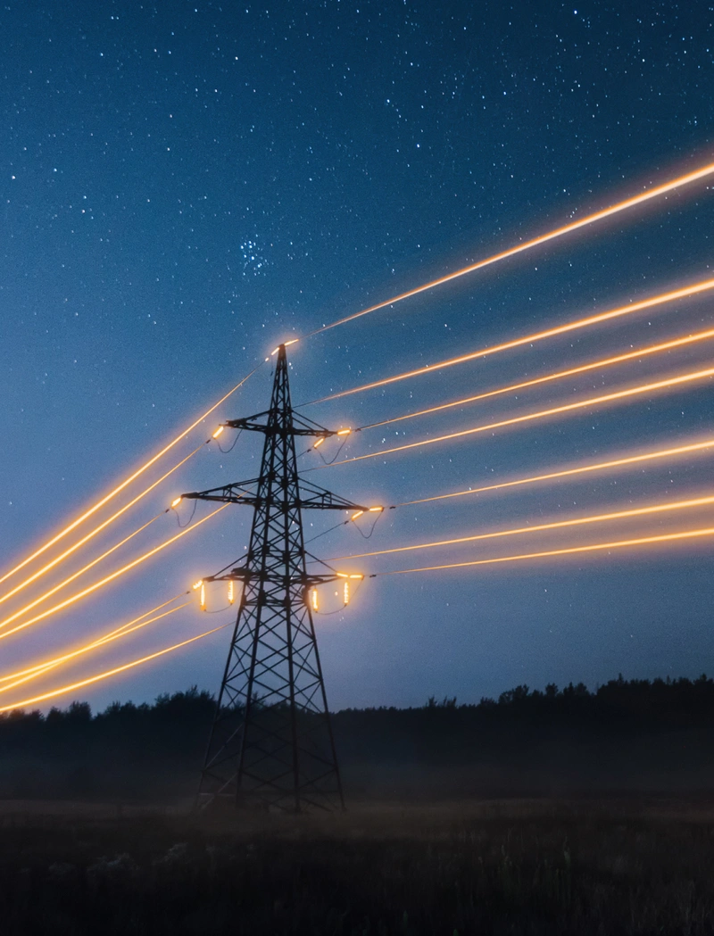 Electricity transmission towers
