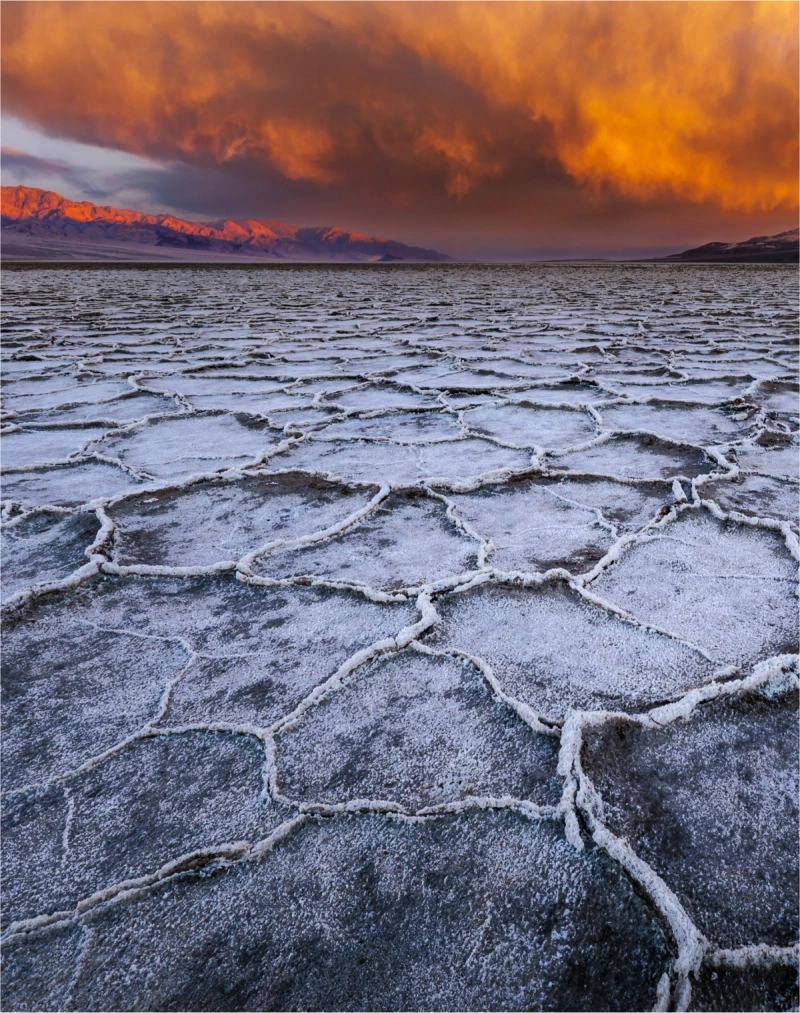 Badwater Basin in Death Valley National Park, Inyo County, California