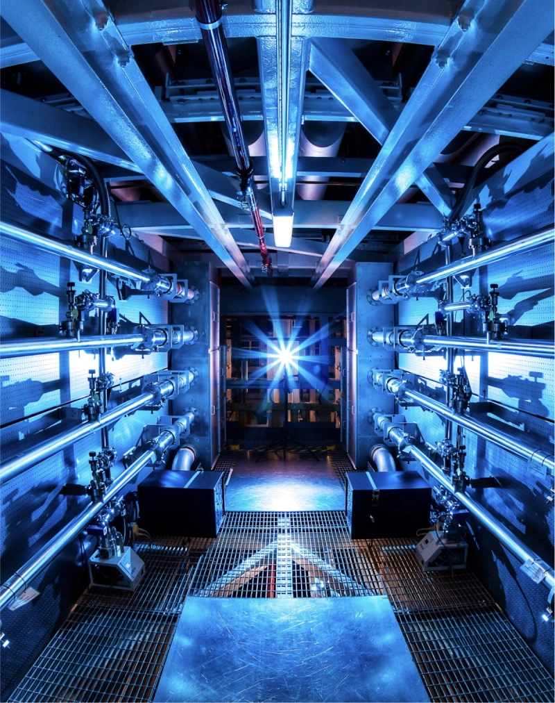 Preamplifier Support Structure Inside of a NIF preamplifier support structure
