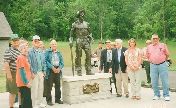 CCC Worker Statue #54 at Versailles State Park, Versailles, IN