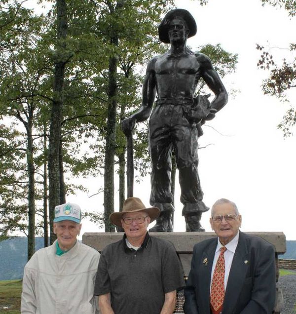 CCC Worker Statue #59 at Hyner View State Park, Renovo, PA