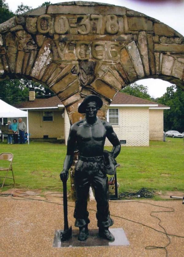 CCC Worker Statue #56 at Damascus, AR
