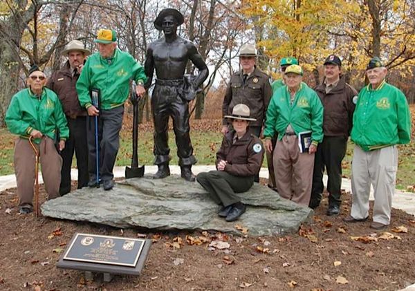 CCC Worker Statue #58 at Gambrill State Park, Thurmont, MD
