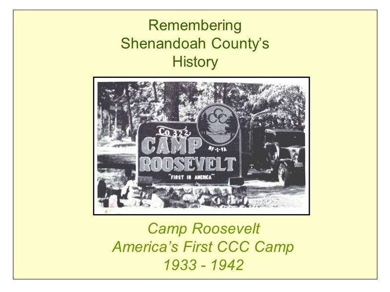 Camp Roosevelt Sign