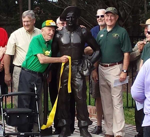 CCC Worker Statue #71 at Fort Clinch State Park, Fernandina Beach, FL